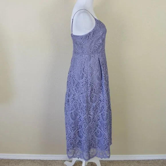 Gianni Bini Abigail Lace Crochet Midi Dress - 4 - Picture 7 of 9